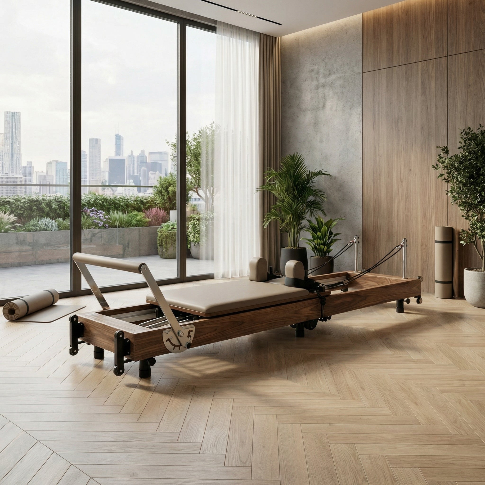 Janet Elite La Force Studio Bundle – Luxury Walnut Pilates Reformers