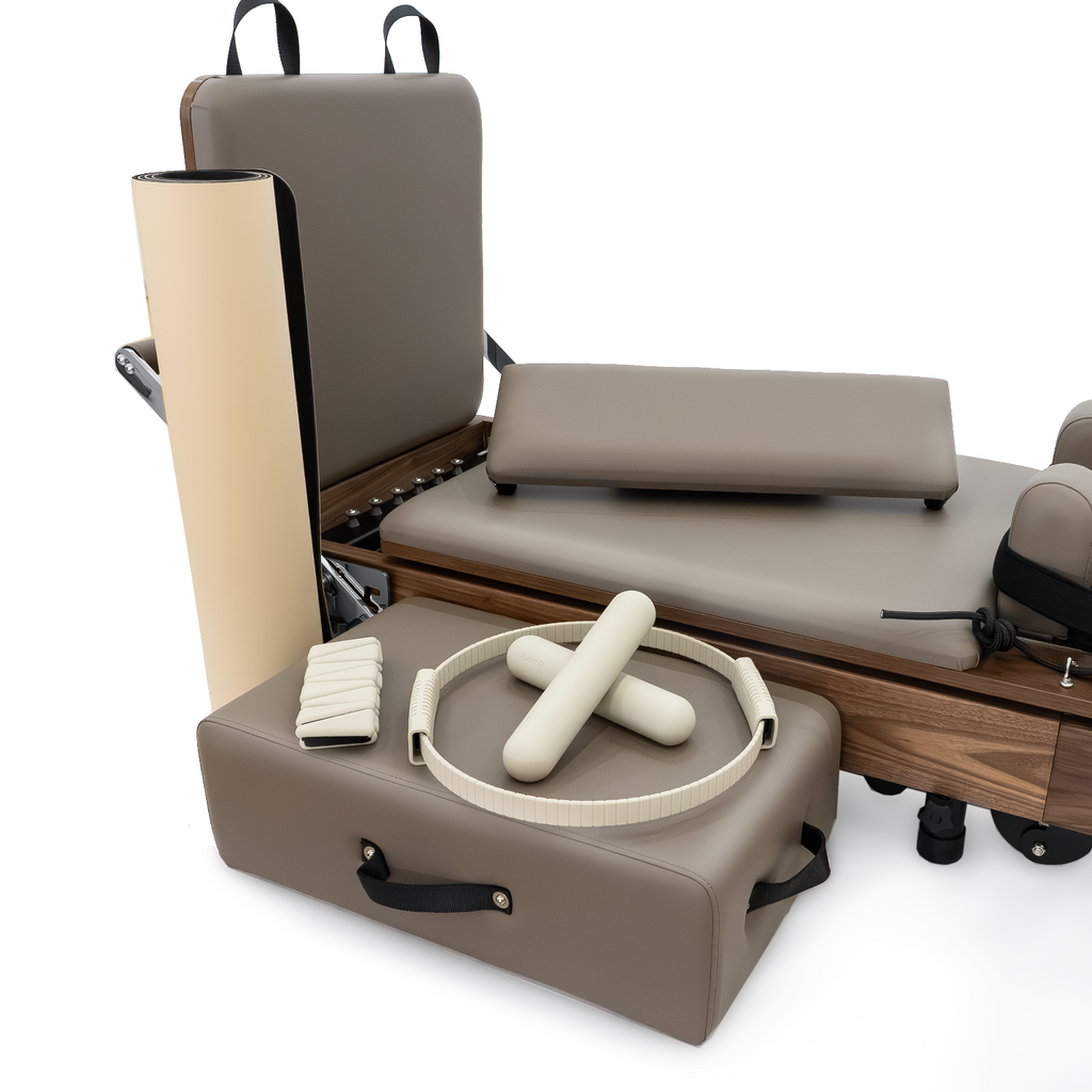 Janet Elite La Force Studio Bundle – Luxury Walnut Pilates Reformers